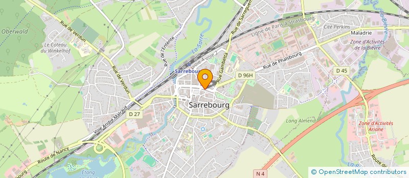 localisation de l'entreprise SCI BOULAY à SARREBOURG