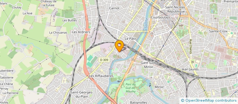 localisation de l'entreprise SCI BOULAY  LE MANS