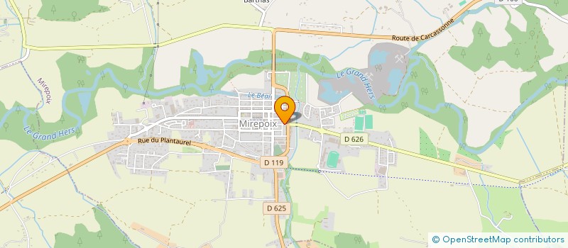 localisation de l'entreprise SCI BOULBES-BARTHELEMY à MIREPOIX