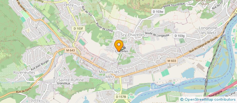 localisation de l'entreprise SCI BOULBINA  SCY-CHAZELLES