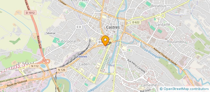 localisation de l'entreprise SCI BOULBONNE  CASTRES