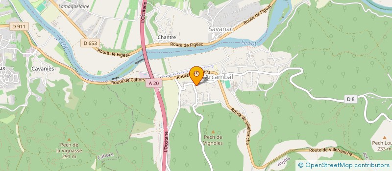 localisation de l'entreprise SCI BOULDOYRE BENOIT  ESCLAUZELS