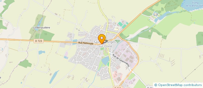 localisation de l'entreprise SCI BOULE DE NEIGE  SAINT-GEORGES-SUR-LOIRE