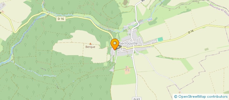 localisation de l'entreprise SCI BOULE ROUGE  SERROUVILLE