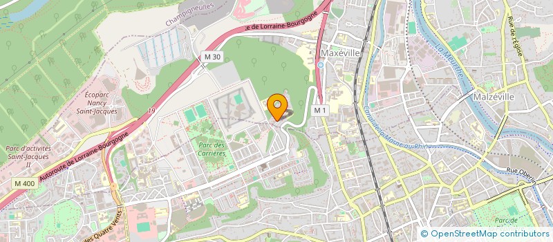 localisation de l'entreprise SCI BOULEAU  MAXEVILLE