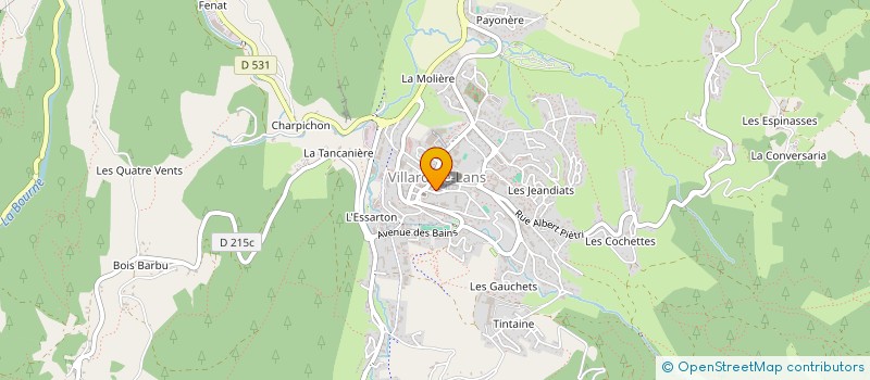 localisation de l'entreprise SCI BOULES DE NEIGE  VILLARD-DE-LANS