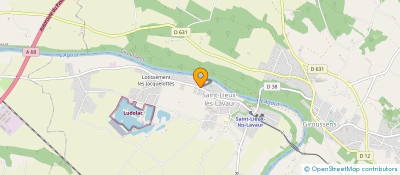 localisation de l'entreprise SCI BOULET  SAINT-LIEUX-LES-LAVAUR