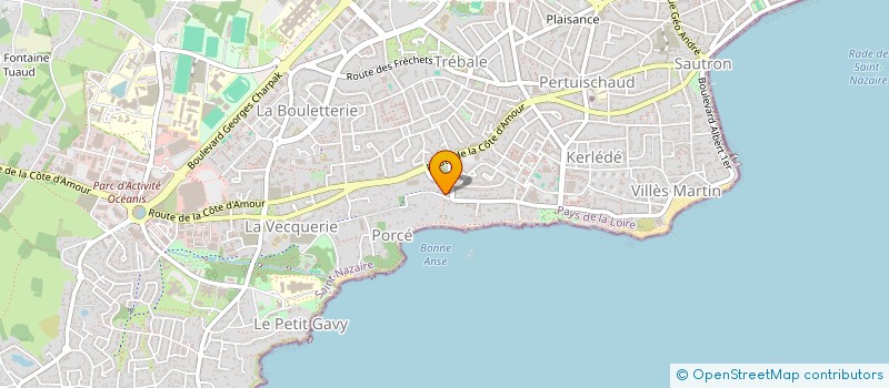 localisation de l'entreprise SCI BOULET ELUERE  SAINT-NAZAIRE