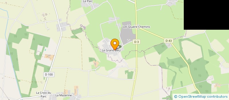 localisation de l'entreprise SCI BOULETTE  QUILLY