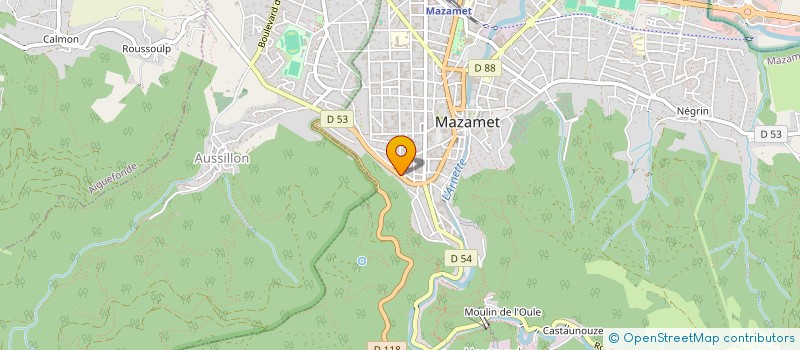 localisation de l'entreprise SCI BOULETTE  MAZAMET