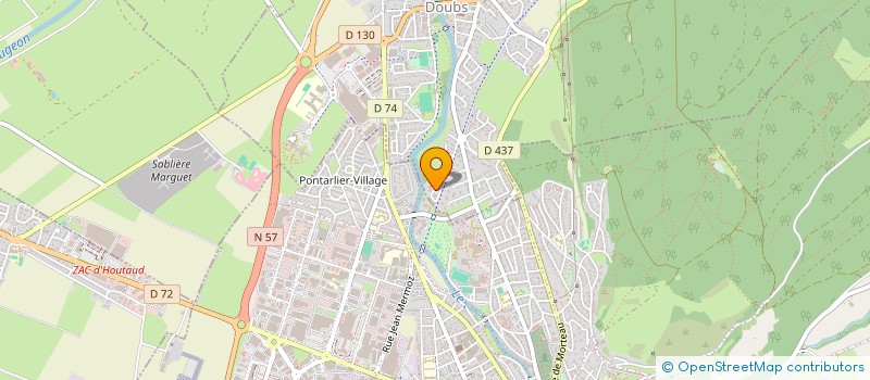 localisation de l'entreprise SCI BOULETTE  PONTARLIER