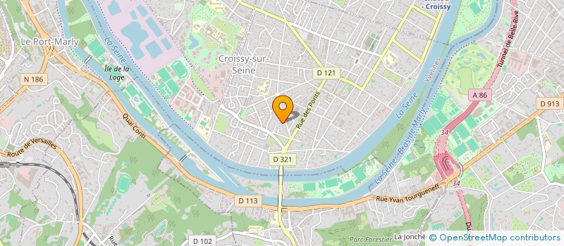 localisation de l'entreprise SCI BOULETTE  CROISSY-SUR-SEINE