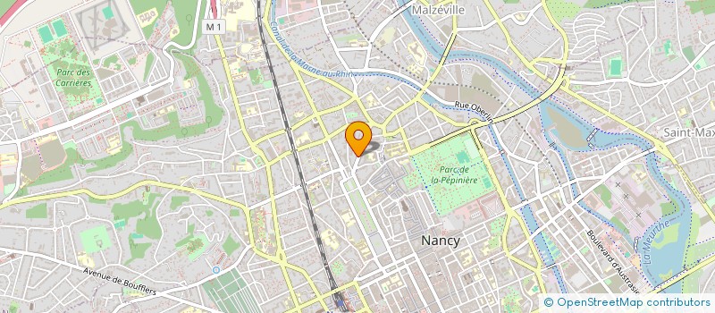 localisation de l'entreprise SCI BOULEVARD ABJC  NANCY