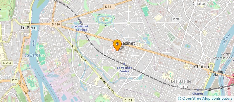 localisation de l'entreprise SCI BOULEVARD DE L'OCEAN  LE VESINET