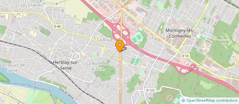 localisation de l'entreprise SCI BOULEVARD DE PONTOISE  MONTIGNY-LES-CORMEILLES