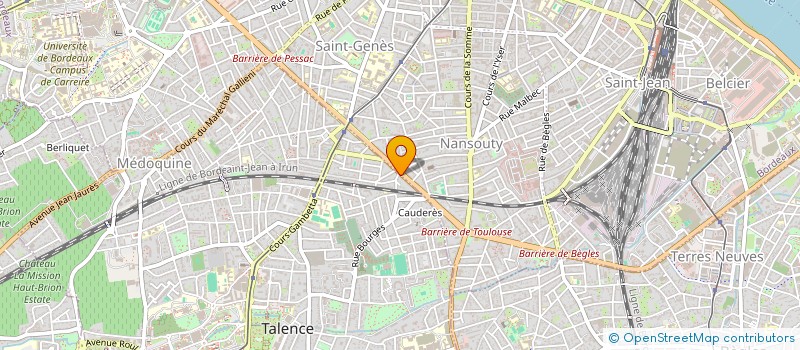 localisation de l'entreprise SCI BOULEVARD N 95  TALENCE