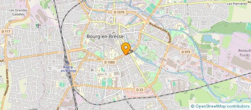 localisation de l'entreprise SCI BOULEVARD VH à BOURG-EN-BRESSE
