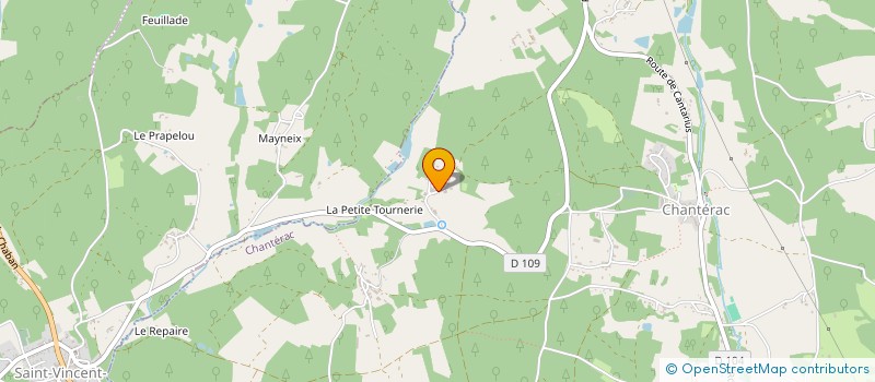 localisation de l'entreprise SCI BOULGAKOV  CHANTERAC