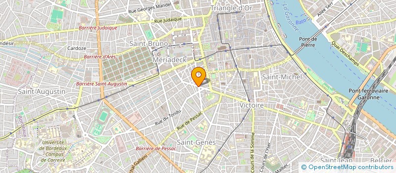 localisation de l'entreprise SCI BOULIERE  BORDEAUX