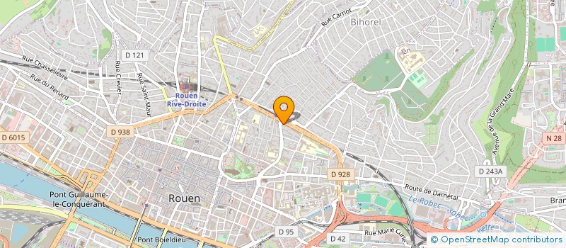 localisation de l'entreprise SCI BOULIGE à ROUEN