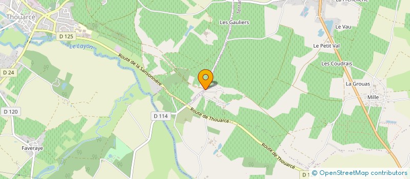 localisation de l'entreprise SCI BOULIN  TERRANJOU