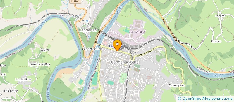 localisation de l'entreprise SCI BOULOC BOUCAYS  CAPDENAC-GARE