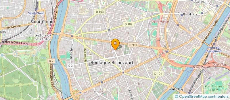 localisation de l'entreprise SCI BOULOGNE 104 AGUESSEAU à BOULOGNE-BILLANCOURT
