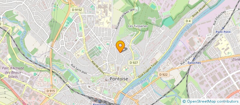 localisation de l'entreprise SCI BOULOGNE  PONTOISE