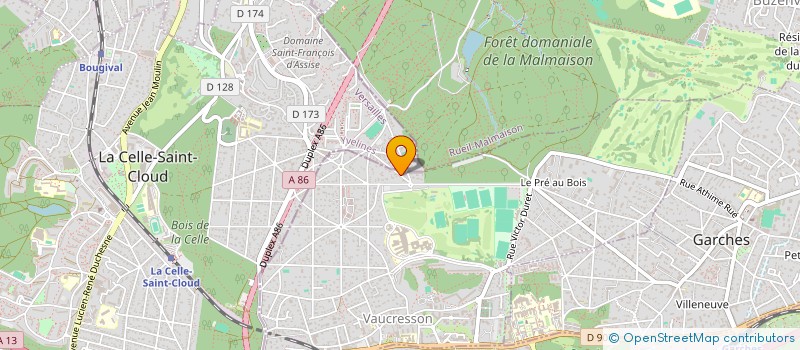 localisation de l'entreprise SCI BOULOGNE 90 à VAUCRESSON