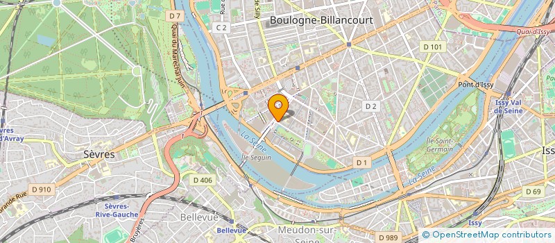 localisation de l'entreprise SCI BOULOGNE-BOULO à BOULOGNE-BILLANCOURT