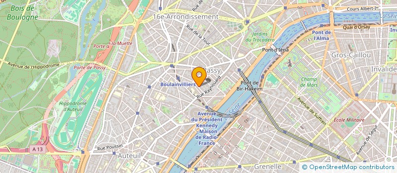 localisation de l'entreprise SCI BOULOGNE CLEODORE  PARIS