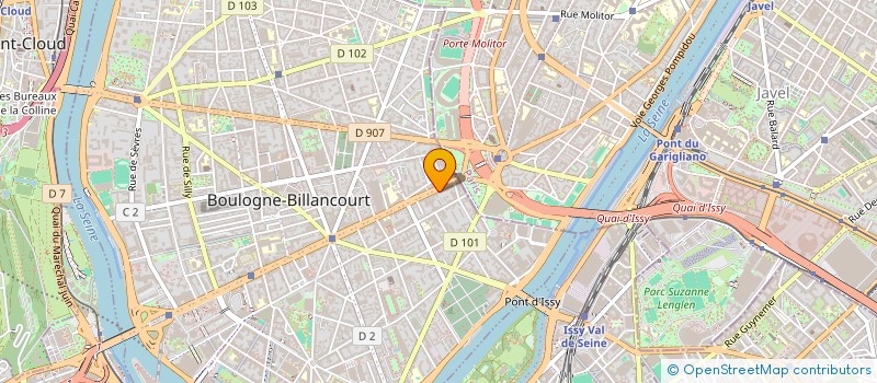 localisation de l'entreprise SCI BOULOGNE IMMO à BOULOGNE-BILLANCOURT