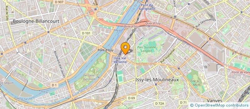 localisation de l'entreprise SCI BOULOGNE SEINE D 3 F  PUTEAUX