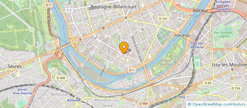 localisation de l'entreprise SCI BOULOGNE TERTIAIRE à BOULOGNE-BILLANCOURT