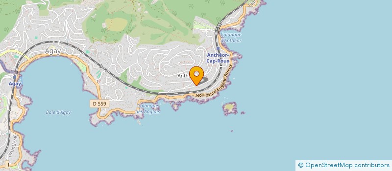 localisation de l'entreprise SCI BOULOI LUCIOLES  SAINT-RAPHAEL