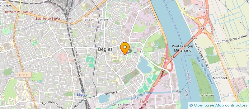 localisation de l'entreprise SCI BOULOT à BEGLES