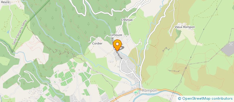 localisation de l'entreprise SCI BOULOTTO  ROMPON