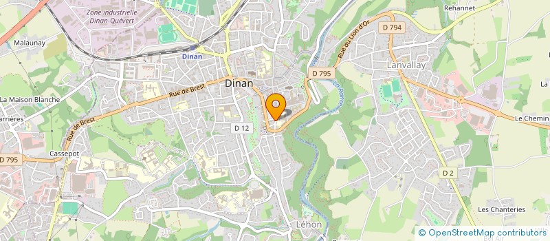 localisation de l'entreprise SCI BOULPAT  DINAN