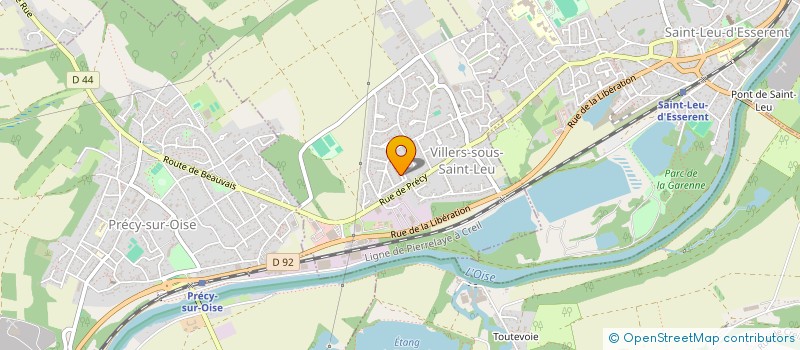 localisation de l'entreprise SCI BOULTOU  VILLERS-SOUS-SAINT-LEU