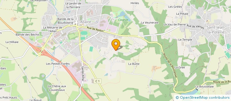 localisation de l'entreprise SCI BOULTRESS  ALLAIRE