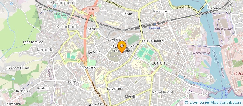 localisation de l'entreprise SCI BOULVAIS IMMOBILIER  LORIENT