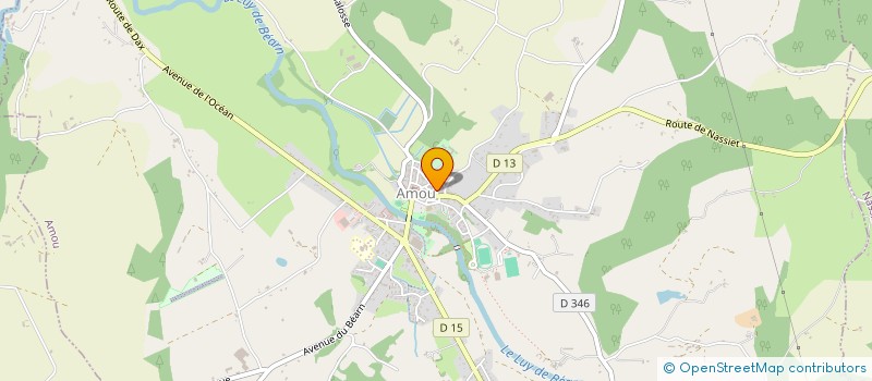 localisation de l'entreprise SCI BOULY-ESCOUTELOUP à AMOU