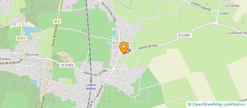 localisation de l'entreprise SCI BOULY MB  LUDON-MEDOC