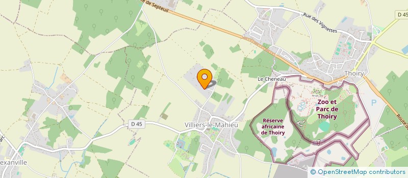 localisation de l'entreprise SCI BOULY/PUJOL  VILLIERS-LE-MAHIEU