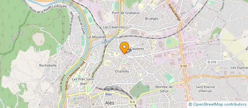 localisation de l'entreprise SCI BOULZE  ALES