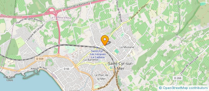 localisation de l'entreprise SCI BOUM à SAINT-CYR-SUR-MER