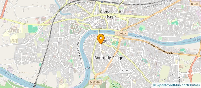 localisation de l'entreprise SCI BOUMAM  BOURG-DE-PEAGE