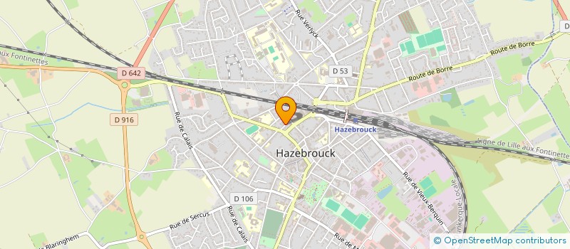 localisation de l'entreprise SCI BOUMAN  HAZEBROUCK