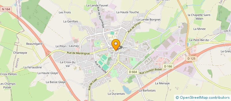 localisation de l'entreprise SCI BOUMI  SAINT-MEEN-LE-GRAND