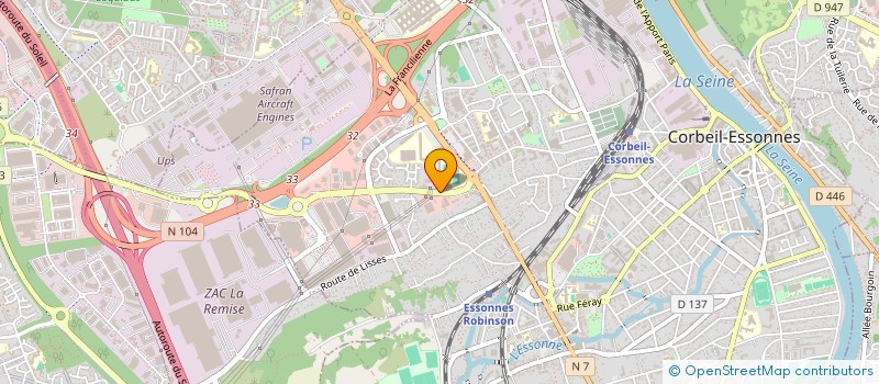 localisation de l'entreprise SCI BOUNAR FRIDI  VILLABE